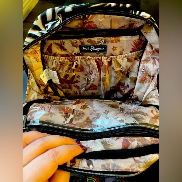 Pre-Owned Lug Ranger Animal Print Medium Cross-Body Bag - Picture 2 of 9